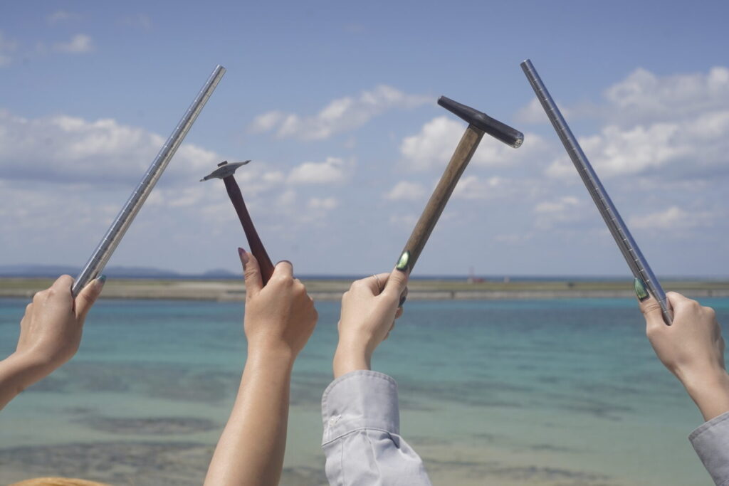 指輪の模様付け体験やってます!🔨✨